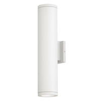 Silo Coastal Outdoor Wall Mount Up/Down Light - 20" - White