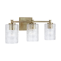 Emerson 3 Light Vanity - Aged Brass