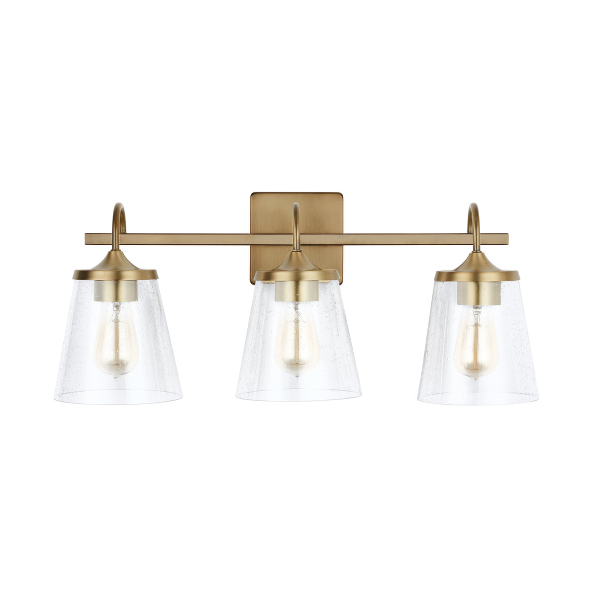 Jayne 3 Light Vanity - Aged Brass