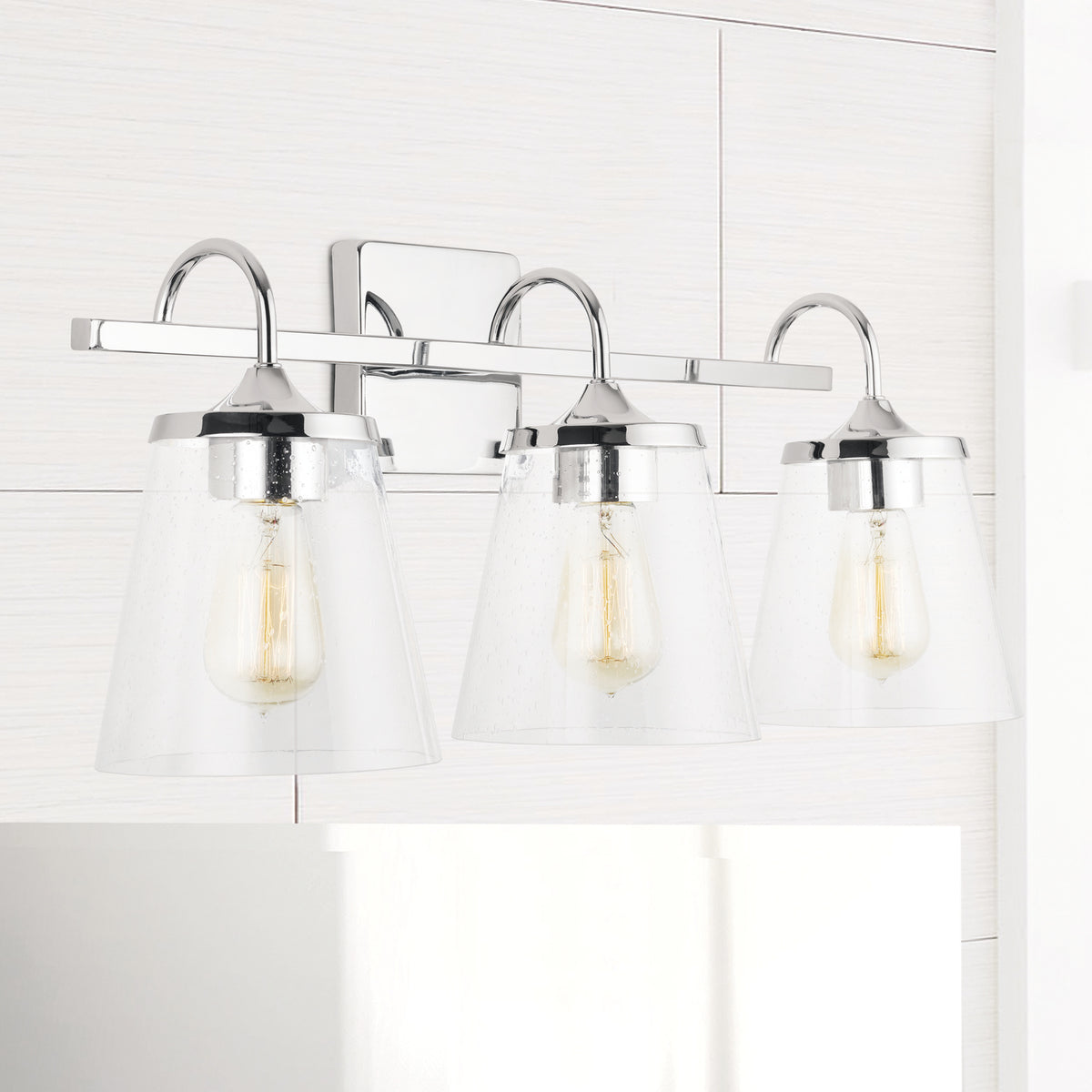 Jayne 3 Light Vanity -  Chrome