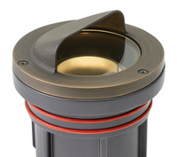 Hardy Island Brass Coastal Well Light - Shielded - Variable Output