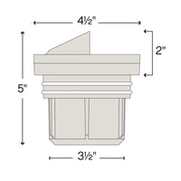 Hardy Island Brass Coastal Well Light - Shielded - Variable Output