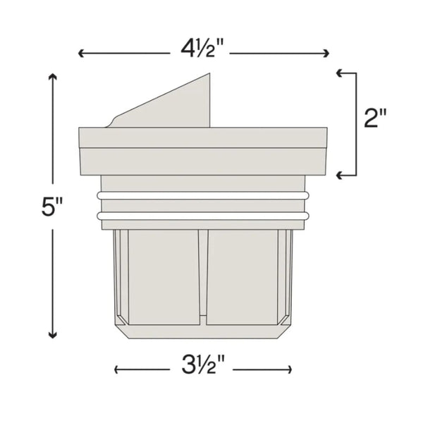 Hardy Island Brass Coastal Well Light - Shielded - Variable Output