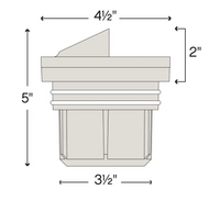 Hardy Island Brass Coastal Well Light - Shielded - Variable Output