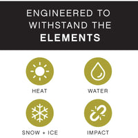 Hardy Island Brass Coastal Well Light - Shielded - Variable Output