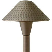 Hardy Island Brass Coastal Path Light - Hammered -Large