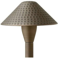 Hardy Island Brass Coastal Path Light - Hammered - Small