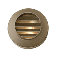 Hardy Island Brass Coastal Deck Sconce - Louvered