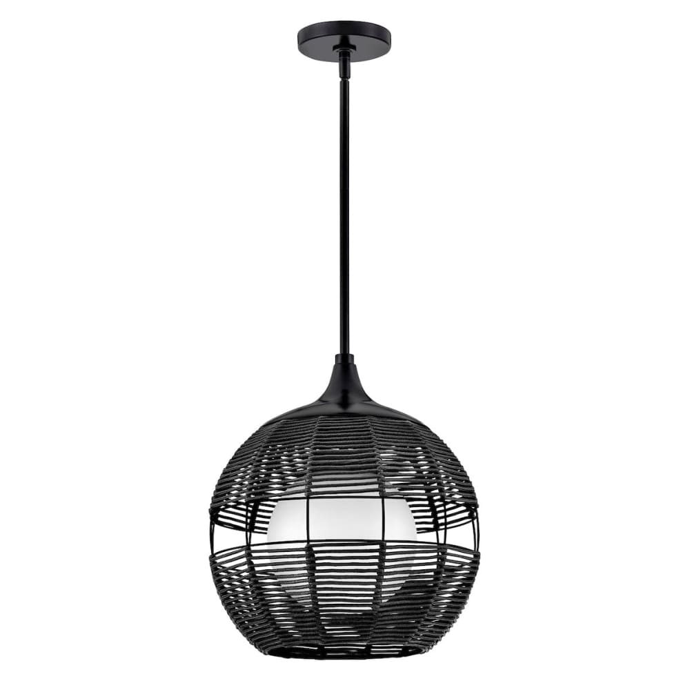 Maddox Orb Pendant - Black