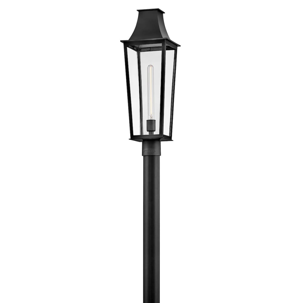 Georgetown Coastal Outdoor Post Lantern - Black