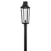 Georgetown Coastal Outdoor Post Lantern - Black