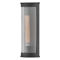 Bluffton Coastal Outdoor Wall Lantern - Medium - Black