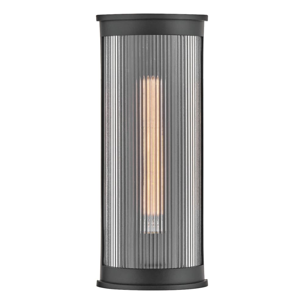 Bluffton Coastal Outdoor Wall Lantern - Medium - Black