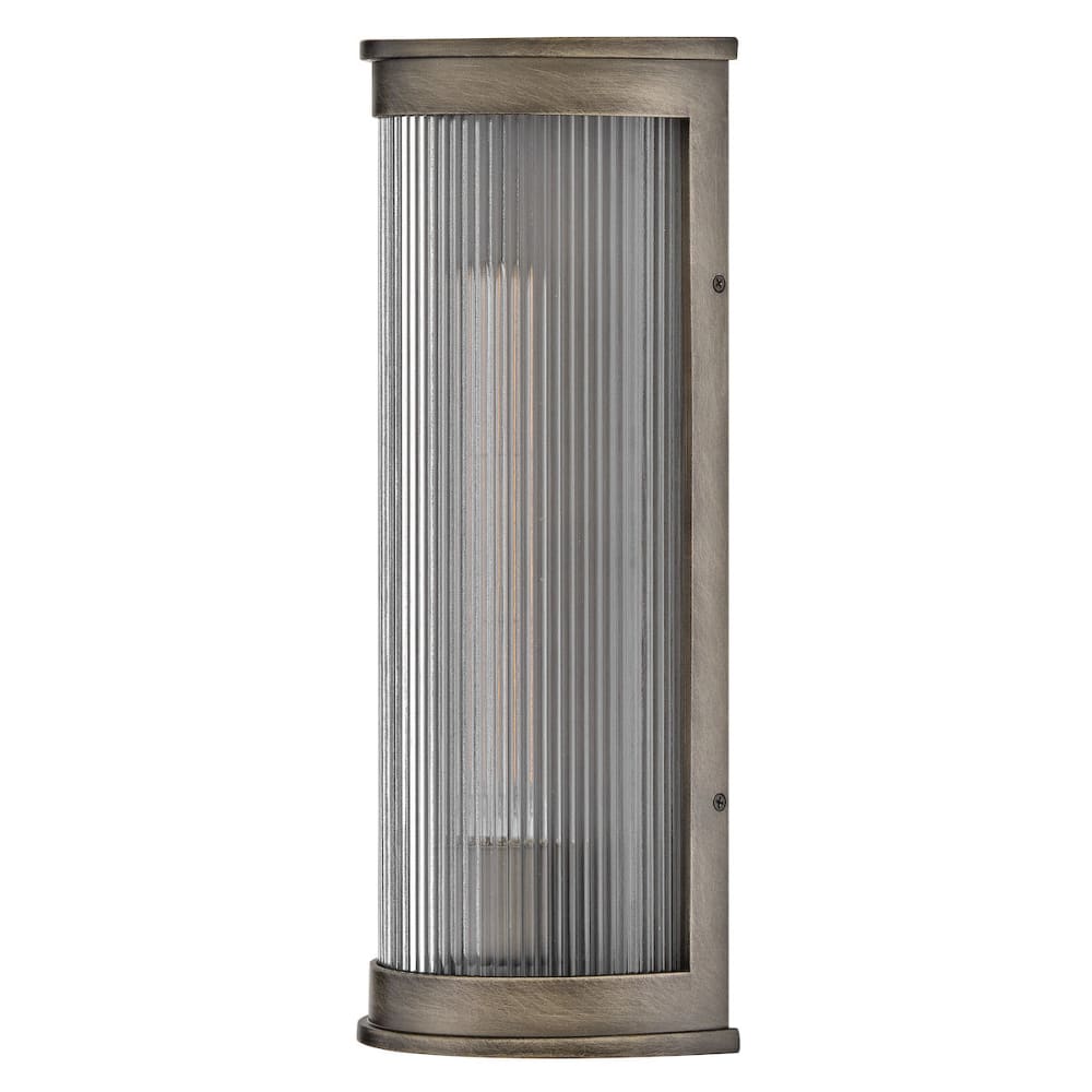 Bluffton Coastal Outdoor Wall Lantern - Medium - Burnished Bronze
