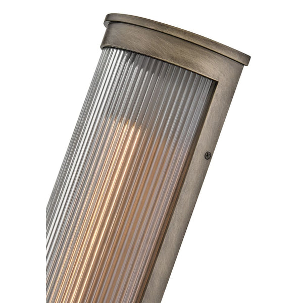 Bluffton Coastal Outdoor Wall Lantern - Medium - Burnished Bronze