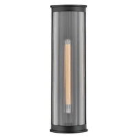 Bluffton Coastal Outdoor Wall Lantern - Large - Black