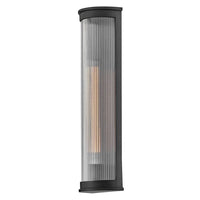 Bluffton Coastal Outdoor Wall Lantern - Large - Black