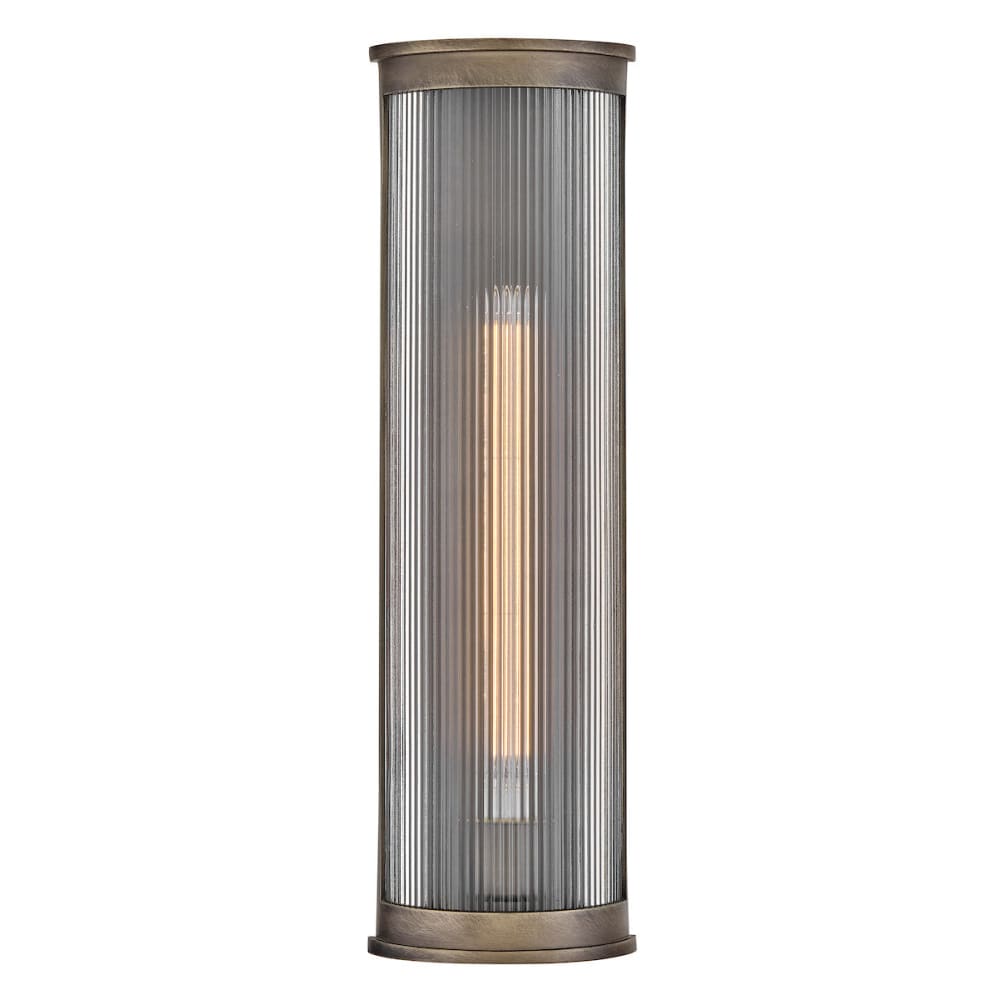 Bluffton Coastal Outdoor Wall Lantern - Large - Burnished Bronze