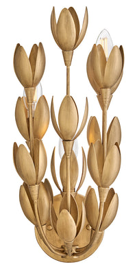 Flora Sconce - Burnished Gold