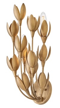 Flora Sconce - Burnished Gold