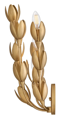 Flora Sconce - Burnished Gold