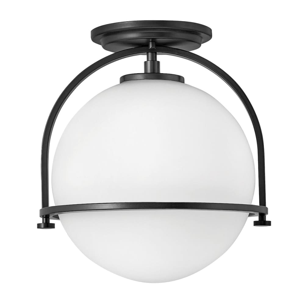 Somerset Semi-Flush Mount - Black