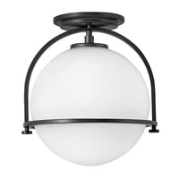 Somerset Semi-Flush Mount - Black