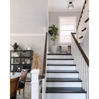 Somerset Semi-Flush Mount - Black