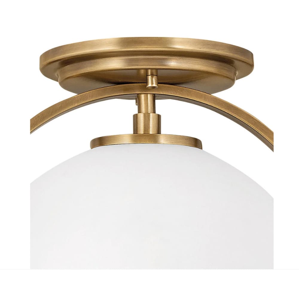 Somerset Semi-Flush Mount - Brass