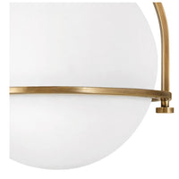 Somerset Semi-Flush Mount - Brass
