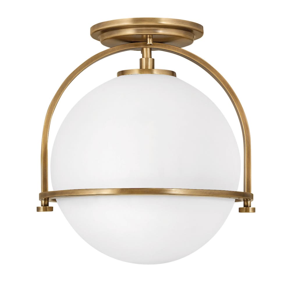 Somerset Semi-Flush Mount - Brass