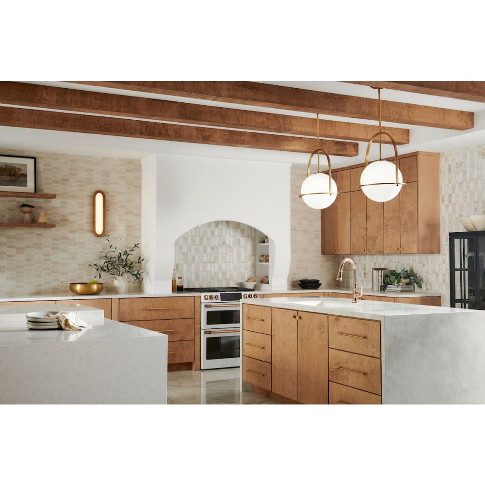 Somerset Medium Pendant - Brass