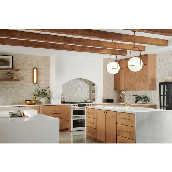 Somerset Medium Pendant - Brass
