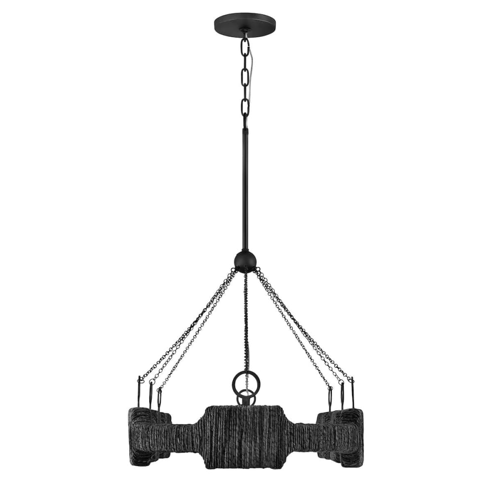 Raffi Linear Chandelier - Black
