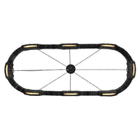 Raffi Linear Chandelier - Black
