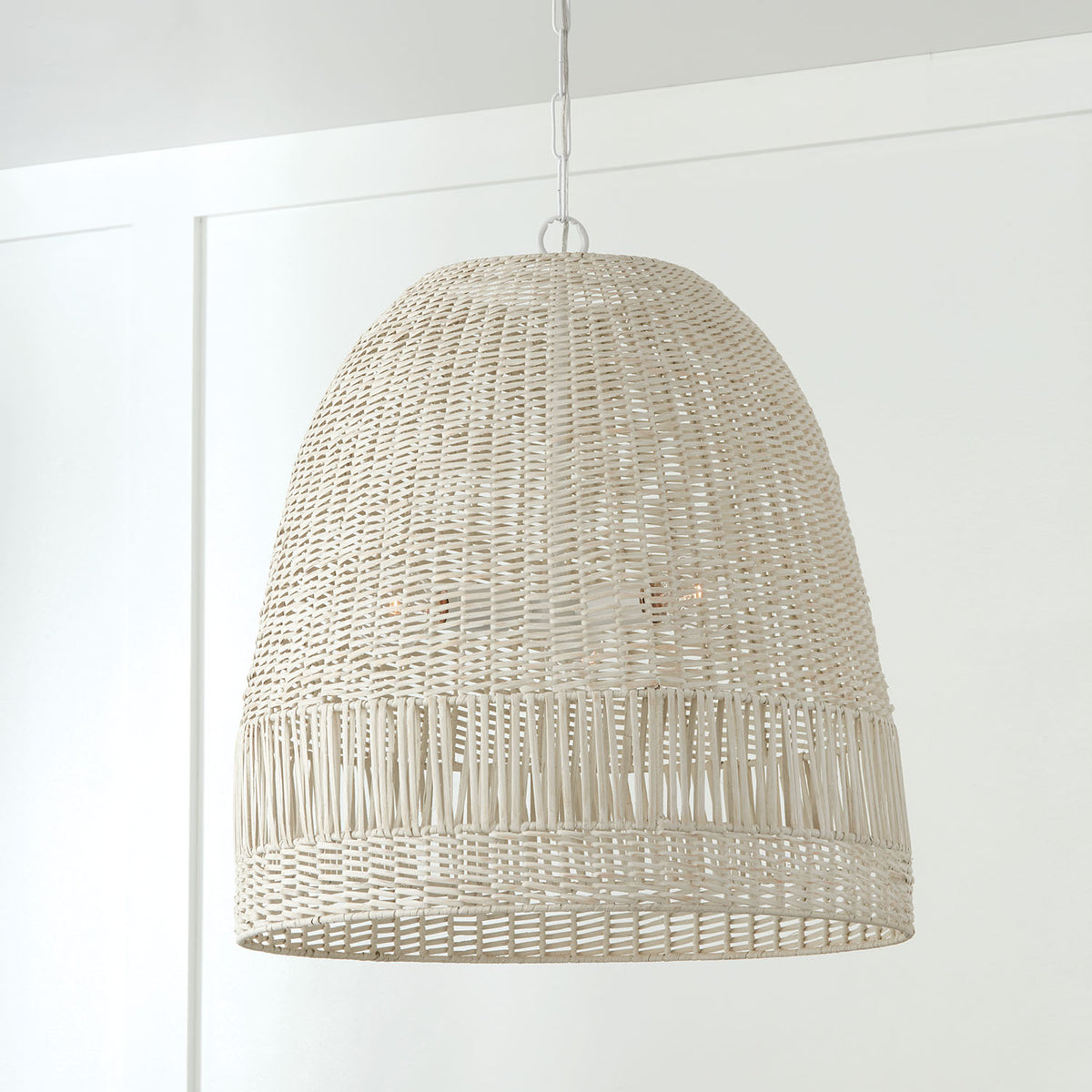 Naomi 3 Light Pendant - Large - Chalk White