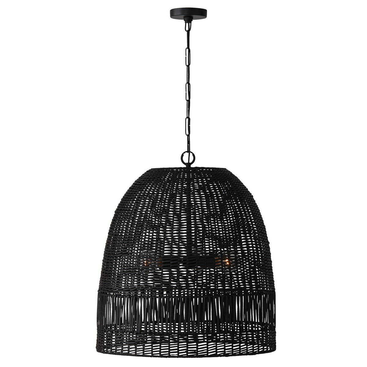 Naomi 3 Light Pendant - Large - Matte Black