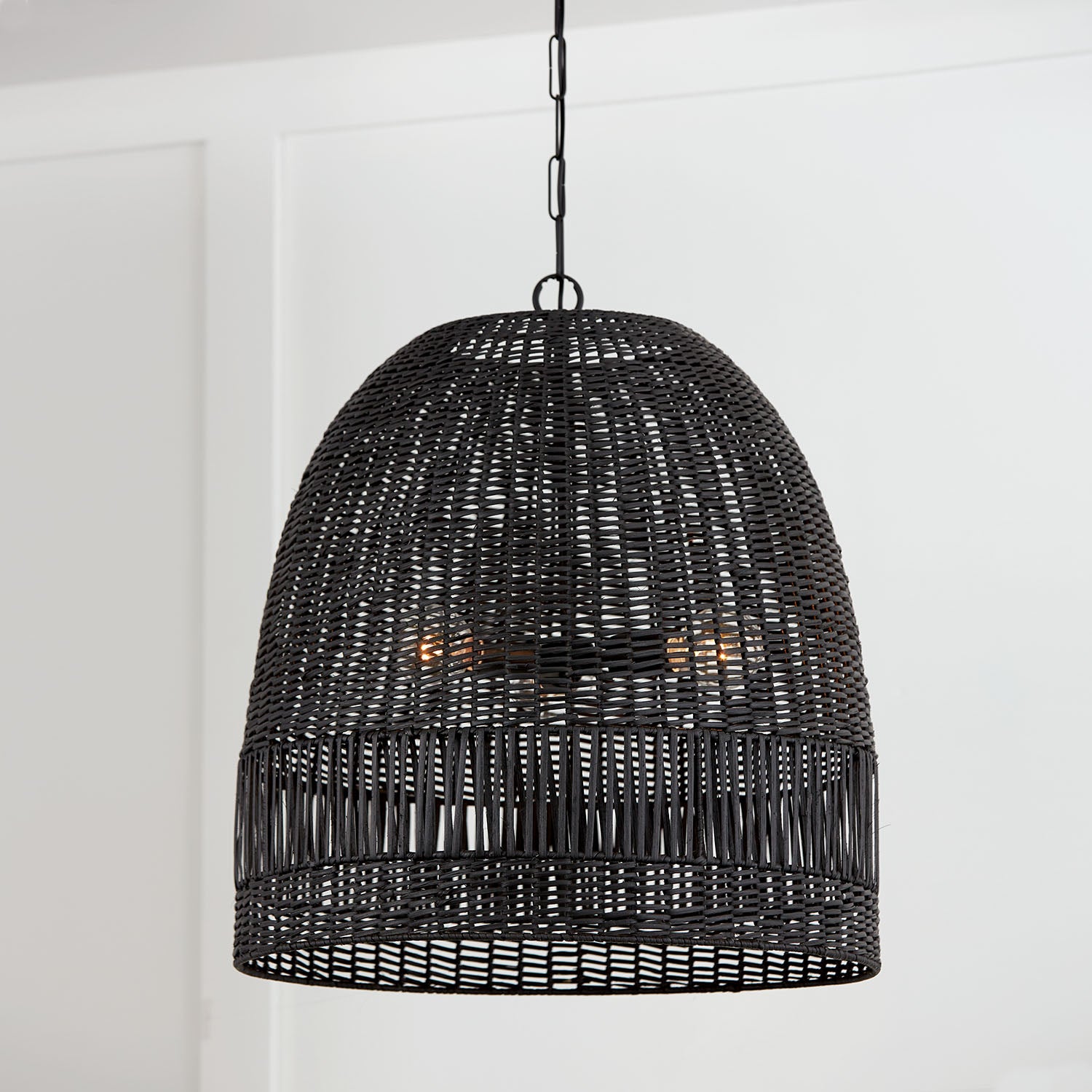 Naomi 3 Light Pendant - Large - Matte Black – Coastal Lighting