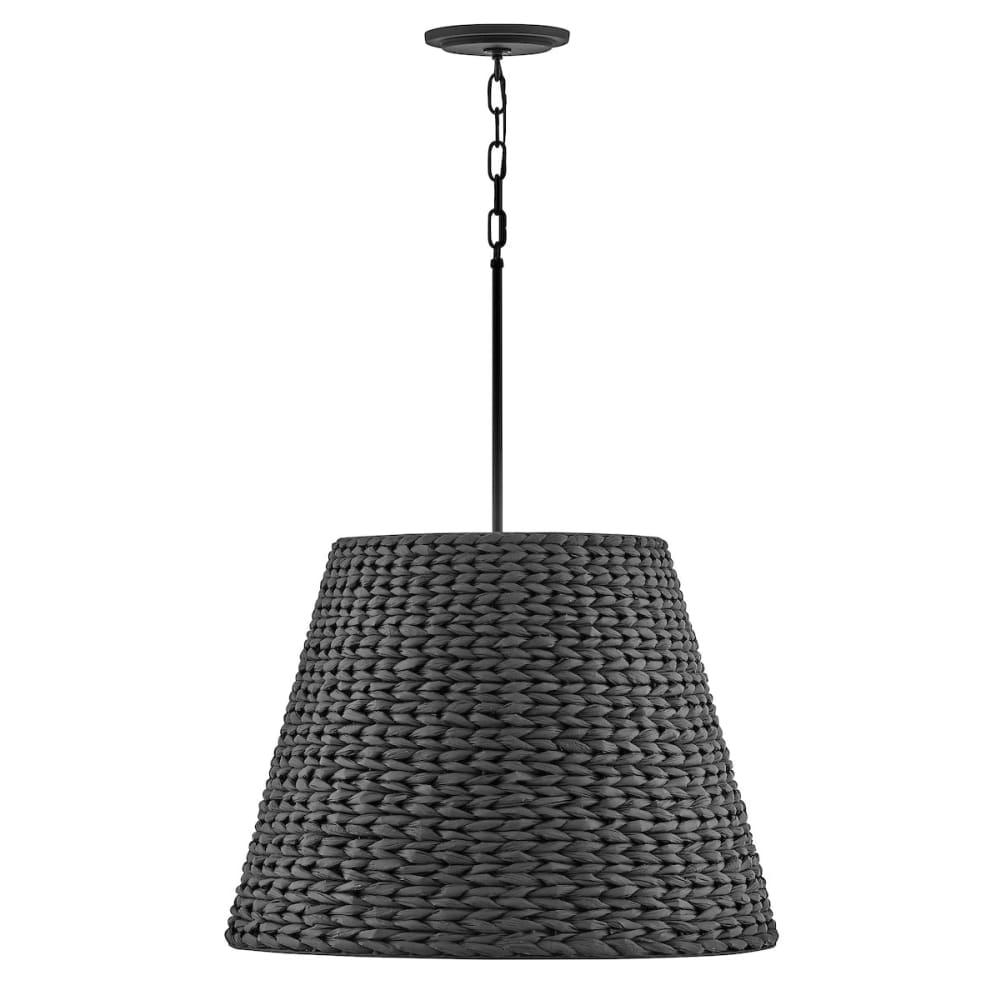 Seabrook Hand Woven Chandelier - Black