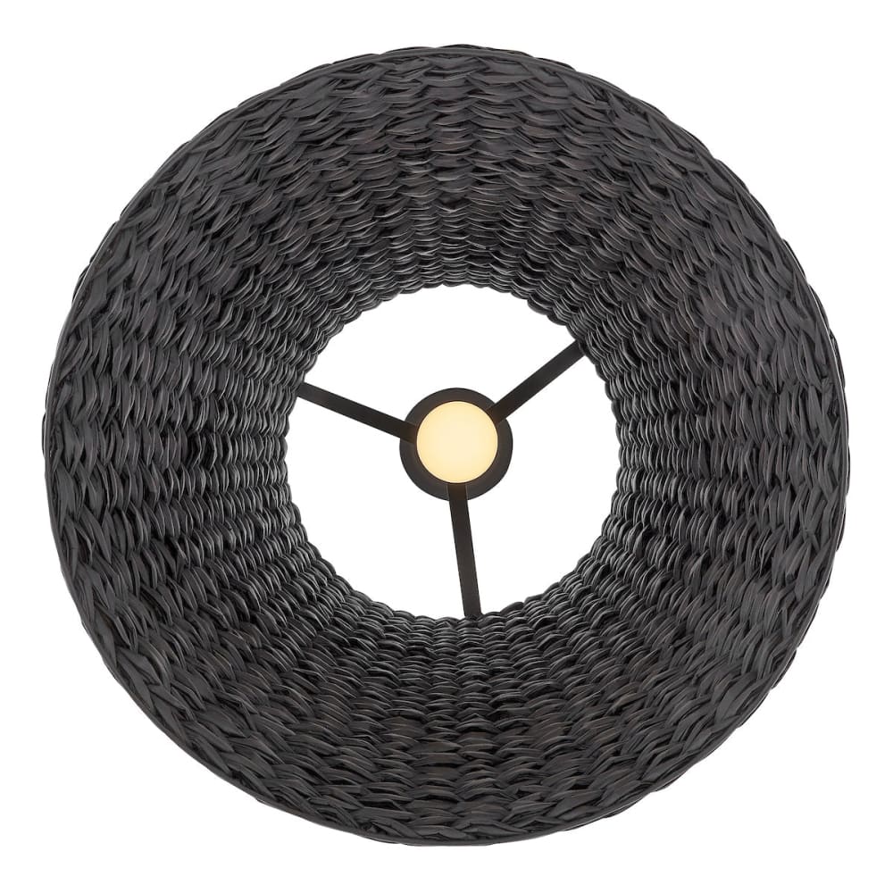 Seabrook Hand Woven Chandelier - Black