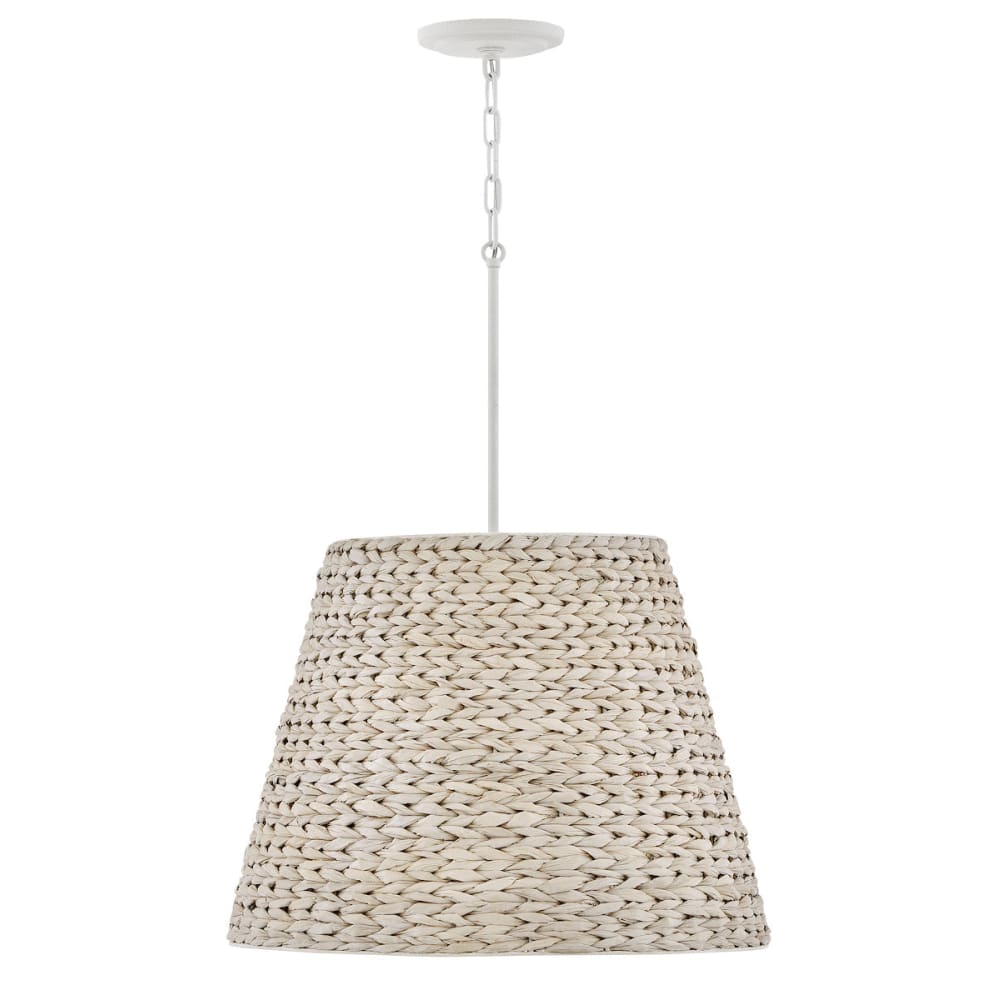 Seabrook Hand Woven Chandelier - Textured Plaster