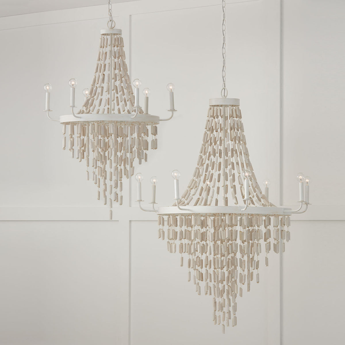 Carissa Handcrafted Coastal Chandelier - 6 Light