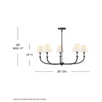 Greta Chandelier - Black