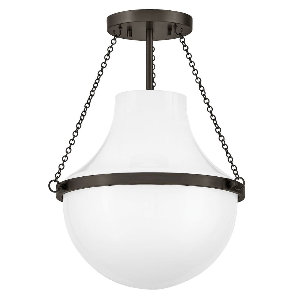 Collins Semi-Flush Mount - Black