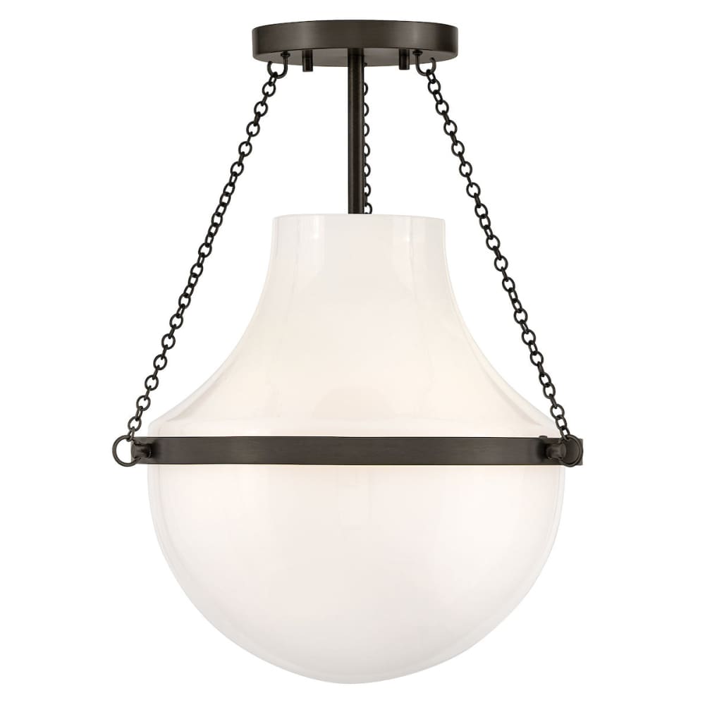 Collins Semi-Flush Mount - Black