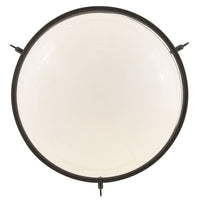 Collins Semi-Flush Mount - Black