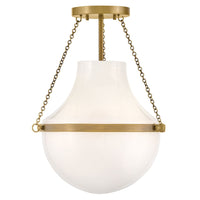 Collins Semi-Flush Mount - Brass