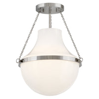 Collins Semi-Flush Mount - Polished Nickel