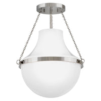 Collins Semi-Flush Mount - Polished Nickel