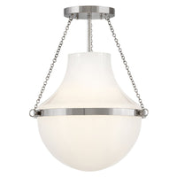 Collins Semi-Flush Mount - Polished Nickel